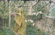 Carl Larsson The Vine Diptych oil painting artist